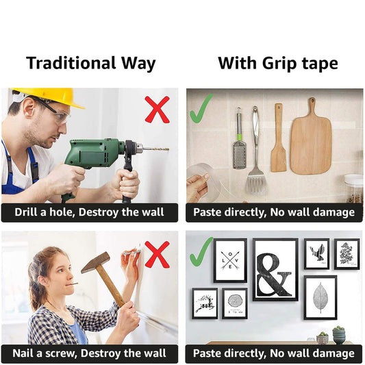 Ivy Grip Super Strong Double Sided Tape ( Pack Of 2 )