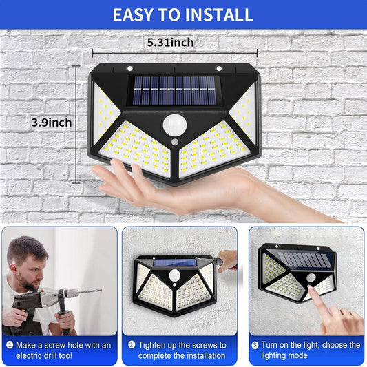 Waterproof Motion Sensor Solar Night Light