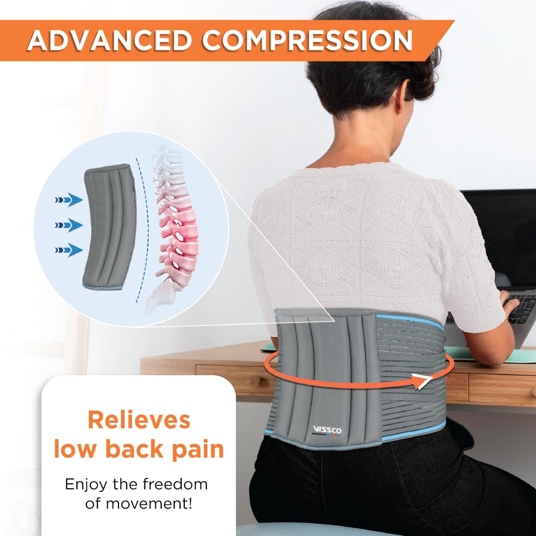 Vissco Lumbocare Back Support Belt For The Spine & Relieves Pain